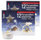 MiCasa SuCasa 2x12 Pyramiden-Teelichter mit Metallhülle - Paraffin, 96h Gesamtbrenndauer - Ideal für Weihnachtspyramiden durch größere Flammen - Für stimmungsvolle Advents- und Weihnachtsdeko