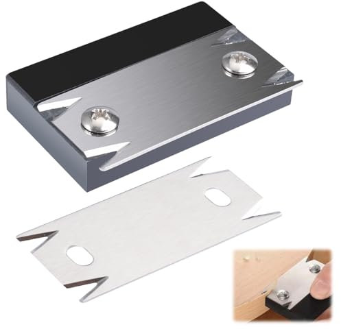 Portatile Taglierina per Bordi Manuale con 1 Lama di Ricambio, Tagliabordi per la Lavorazione del Legno, Utensili per Bordare Impiallacciatura, Tagliabordi Impiallacciatura Legno per PVC, ABS