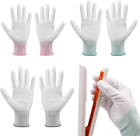 Professional Heat-Resistant Gloves with Silicone Fingers for Hair Styling - Protection for Curling, Flat Iron, and Wand