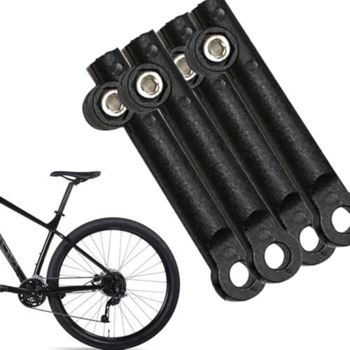 Yuemeuy Fahrrad-Schutzblech-Halterung - 4-teiliger Fahrradschutzblech-Stützrahmen | Verstellbare Fahrrad-Schutzblech-Teile | Edelstahl Gabelhalterung Adapter | Fahrrad-Reparaturteile