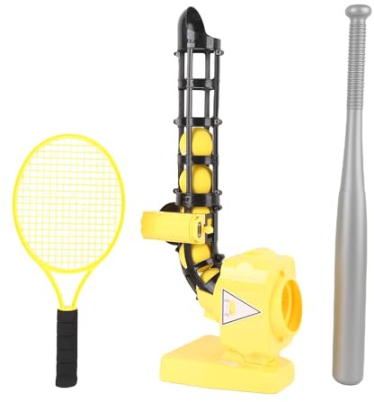RiToEasysports Auto Baseball Pitching Machine 3 Verstellbare Pitching -, Verstärkt das Sportlebnis, EIN Praktisches Spiel mit Baseballs Fledermaus, Tennisschläger für Jungen Mädchen Im Innenbereich