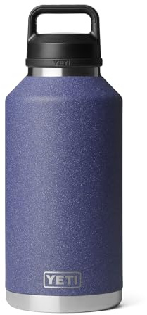 YETI Rambler 64 oz Bottle, Vacuum Insulated, Leakproof, Stainless Steel with Chug Cap, Moon Dust