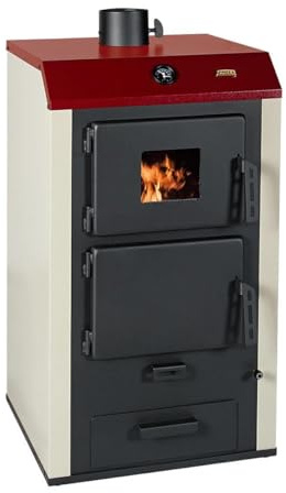 Prity NS20 Holzkessel 18,2 kW | Energieklasse A | Zentralheizung | 450–535 m³ Abdeckung | CE-zertifiziert | Wasserboiler