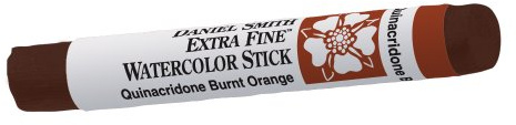 DANIEL SMITH Extra Fine Watercolor Paint, 12ml Stick, Quinacridone Burnt Orange, 284670005