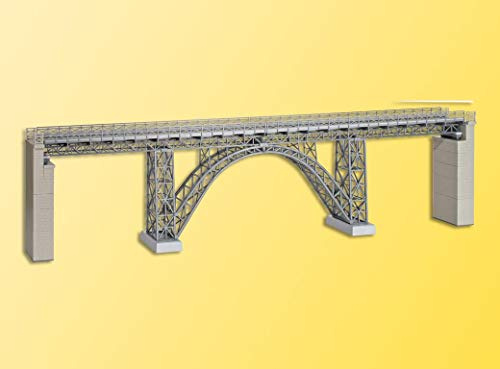 H0 Arched steel truss bridge M�ngstertal (with piers)