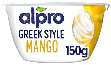 Alpro Greek Style Mango, Plant-Based & Soya Yoghurt Alternative, 150g