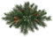Vickerman Cheyenne Girlande mit Zapfen, 61 cm 81,2 cm 32 unbeleuchtet