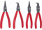 KS Tools - 119.2050 - Jeu de pinces à circlips - 12-25 mm - 4 pièces