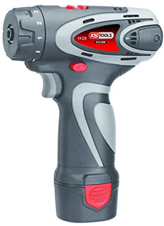 KS Tools 515.3531 1/4'' Akku-Bit-Schrauber, 24Nm, 400 U/min 10,8V, mit 2 Akkus und 1 Ladegerät