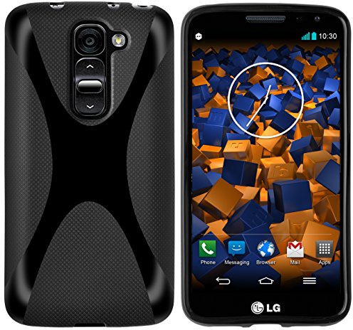 mumbi X-TPU Hülle kompatibel mit LG G2 Mini Handy Case Handyhülle, schwarz