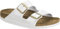 Birkenstock Damen Arizona Birko-Flor Bout öffnen, Weiß, 41 EU Schmal
