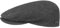 Lipodo Sport Flatcap - Schiebermütze Damen Herren - Flache Mütze mit Schirm - sportliche Schirmmütze Übergangszeit und Winter anthrazit 58 cm