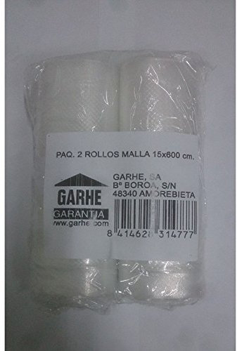 2 Rollos envasado al vacio 15x600 Garhe gofrados