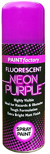 Fluorescent Neon Purple Paint Spray 200 Millilitres