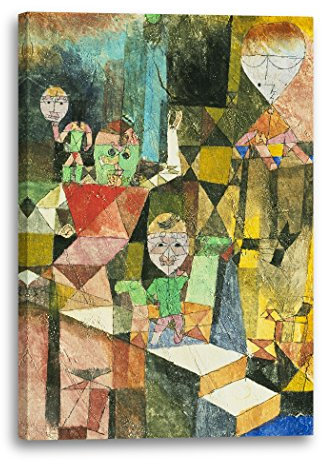 Leinwand (70x100cm): Paul Klee - Die Vorfühung des Wunders