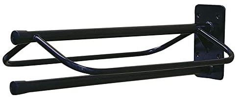 EASY-UP Wall Mount Saddle Rack with Single Pad Bar | Holds Western and English Saddles | Air and Dry Out After Riding | Mounts Easily to Flat Surfaces | Tack Room Organizer