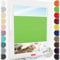 Schuette® Plissee mit Bohren zum Anschrauben ● Premium Kollektion: Green Meadow (Grün) ● 20x80cm (Breite x Höhe) ● Suprafix Faltrollo Befestigung ● Bequeme Rollo Montage inkl. Video