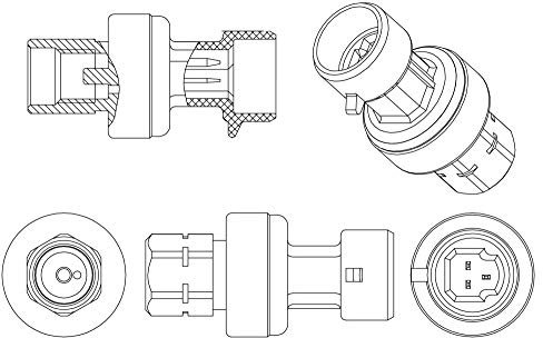 MAHLE ASE 4 000P Druckschalter Klimaanlage u.a. passend für OPEL ASTRA G CC (T98)
