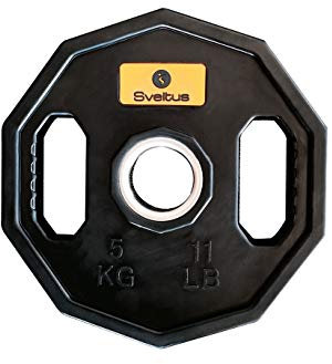 Starting olympia Scheibe 5 kg x1, Schwarz