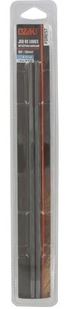 OZAKI - Lima per Catena per Motosega 1/4 - Lima Tonda - Manutenzione E Affilatura - Diametro 5,2 mm (9/64) - Lunghezza 20 cm (8) - Confezione Blister da 2 Lime