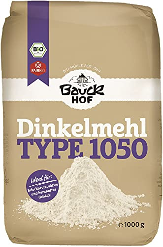Bauck Hof Dinkelmehl Type 1050 Bio, 6 X 1000 Gr