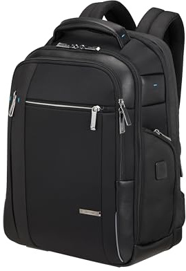 Samsonite Spectrolite 3.0 - Laptop-Rucksack 15.6″ (42.5 cm) – Business & Schulrucksack mit Smarte Funktionen, Ergonomisch, Praktische Innenaufteilung - 23/26.5L - Schwarz (Black)
