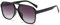 Retro Nachtsicht Rechteckige Sonnenbrille für Damen Herren Quadratische Doppelsteg UV400 Schutzbrille zum Autofahren (Doppeltes Grau)