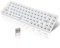 ASHATA Mechanisches Tastatur Kit Zum Selbermachen, 68 Tasten, 2,4 G Wireless Hot Swap Custom Gaming Tastatur, 65-Prozent Layout Schalter, Hot Swap fähige Mechanische Tastatur, DIY Kit(Weiß)
