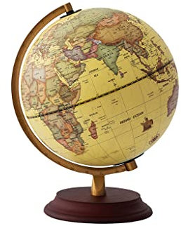 Der praktischste Globus Retro-weltkugeln, Holzsockel, Desktop-weltkugel Für Home Office, Studie, Kreative Geografische Kugel, Ornament, Englische Version Inspirierende Puzzle-Geschenke