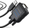 DriverGenius USB232A-E-A | USB to RS232 Serial (DB9) Converter with 9 x LEDs - For Embedded Developers & Hobbyists | Works with Windows 11, macOS 15