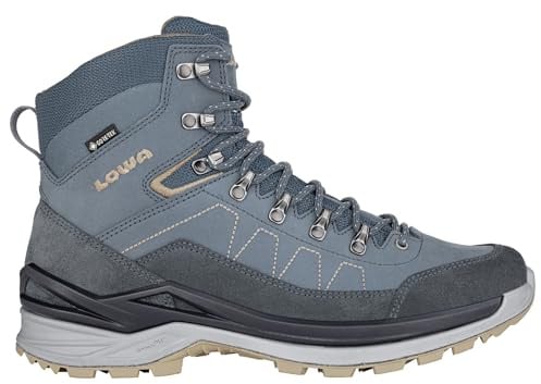 LOWA Stiefel mittel TORO PRO GTX MID stahlblau/sand, 47