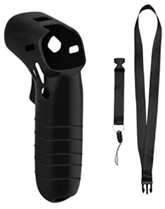 Silikon-Schutzhülle, kompatibel mit DJI Avata/FPV Combo Controller Skin Sleeve Cover mit Lanyard Drohne Fernbedienung Griffe Schutzzubehör (schwarz)