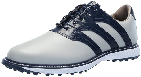 adidas Mc Z-Traxion - Zapatos de golf sin pinchos para hombre, Grey Two/Collegiate Navy/Footwear White, 10