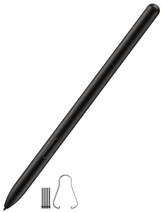 E-YIIVIIL Stylet S Touch S Pen de Remplacement EJ-PX710BBEGWW Compatible avec Samsung Galaxy Tab S9 SM-X710, SM-X716B S Pen (Noir) avec Bluetooth