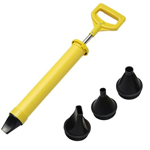 Hand-Sandstrahlpistole, Kartuschenpistole, Zement-Kalk-Pumpe, Verfugungsmörtel-Spritzgerät, Applikator, Fugenfüllwerkzeuge mit 4 Düsen, abnehmbares Zement-Abdichtungs-Handbuch, Dekorationswerkzeug