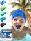 KIDVERSE Badekappe Kinder - wasserdichte Badehaube Kinder mit Anti-Rutsch-Noppen für rutschfesten Halt - UV Schutz Schwimmhaube Kinder - 100% Reißfest - Silikon Schwimmkappe (Dunkelblau, L)