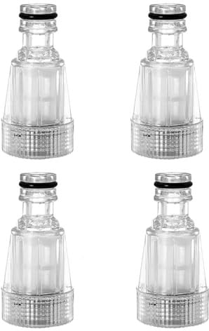 Set of 4 Garden Hose Filter Sand, Pressure Washer Water Hose Filter, with Quick Coupling 3/4 Inch, for Garden Pump, Garden Hose, Garden Watering