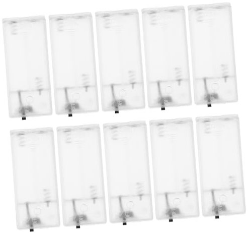 NULYLU Batterie-lichterkettenhalter 10er-pack Aa-batteriegehäuse Praktisches Design Für Einfache Verwendung Und Sichere Aufbewahrung