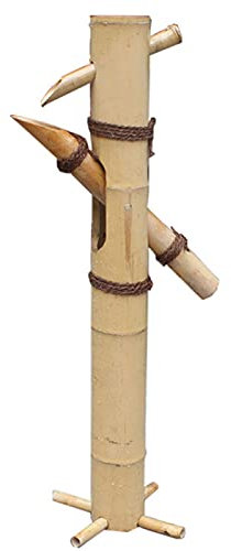 VAYEODEYU Fuente de Agua de bambú, Fuente de Agua de bambú con Bomba, Kit de Fuente de bambú, marrón Claro, Estilo japonés, Alarma de Ciervos