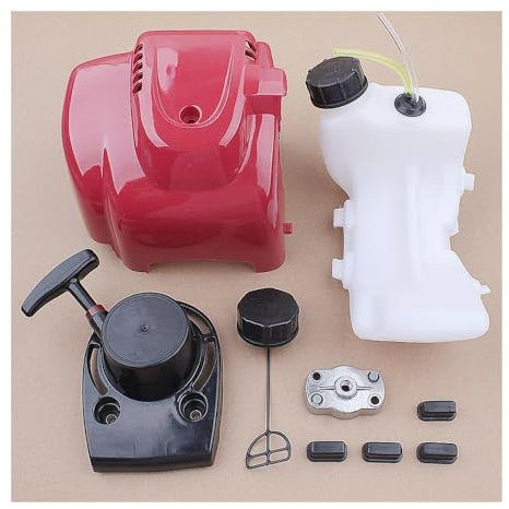 YRcEKH Copertura del Motore, avviamento a Strappo, Serbatoio del Carburante, Adatto for Hond GX35 GX35NT 1,3 CV, Tosaerba a Benzina, decespugliatore, Motore a 4 Tempi
