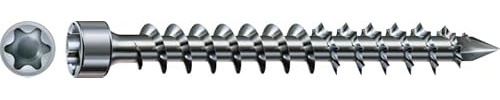 SPAX Holzbauschraube IN.Force, Zylinderkopf, Vollgewinde, CUT, WIROX A9J, T-Star plus (50 Stück, 10x260 mm)