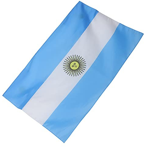 Milisten Bandera De Argentina Para Eventos Deportivos Internacional De Fanáticos Accesorio Liviano y Portátil Para Animar Competiciones