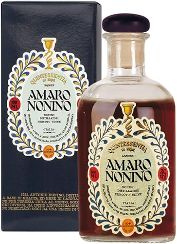 NONINO Amaro Quintessentia Di Erbe Kräuterlikör 35% vol. (1 x 0.1 l) | In Geschenkpackung