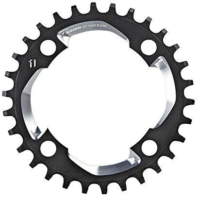 Sram Guide RSC, X01-X01DH-X1, 30 Dientes, 94 BCD, 11v, Negro y Plata, Multicolor, M