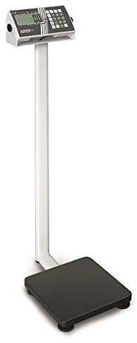 KERN Professionelle Personenwaage mit BMI-Funktion [Kern MPS 200K100PM] mit Eich- und Medizinzulassung , Wägebereich [Max]: 200 kg, Ablesbarkeit [d]: 100 g