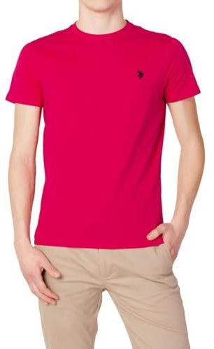U.S. Polo Assn. T-Shirt Uomo Cotone Fucsia L