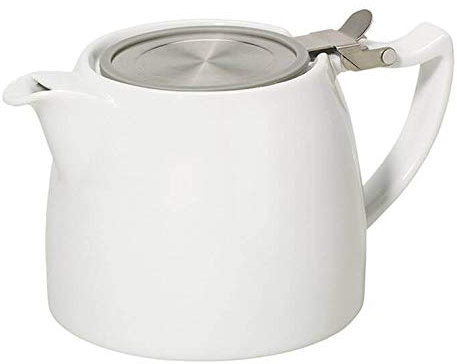 KOBU-TEE Teekanne »Mignon wei߫ 0.6 Liter mit Edelstahlsieb