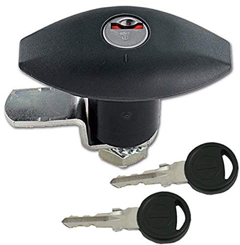 Klappenschloss Schloss Serviceklappe Gaskasten Wohnwagen Wohnmobil Caravan schwarz Ellipse