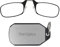 ThinOptics Lesebrille 1,5 Rot Rahmen und Schlüsselanhänger Etui - Kompakte Faltbare Lesebrille 1,50 Lesebrille