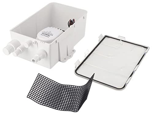 750GPH de kit de drenaje de bomba de sumidero de ducha marina Caja de drenaje de sentina de interruptor automático para barco marino(24V)